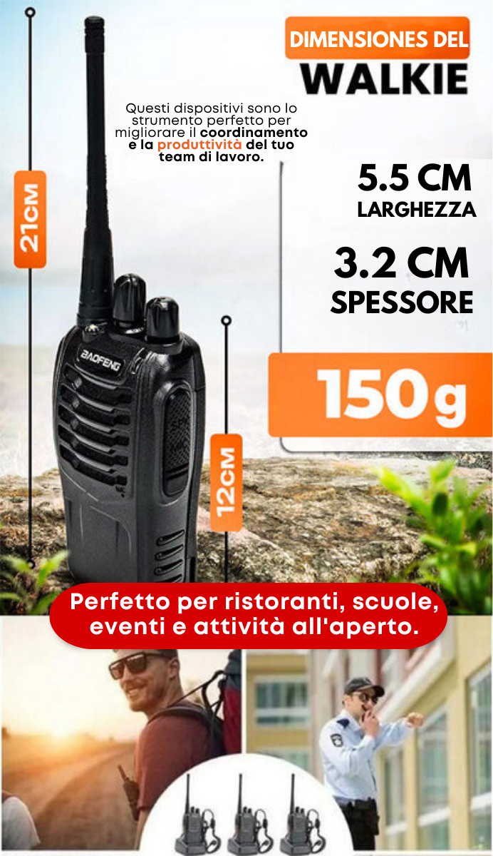 Ricetrasmettitore Tattico Dual Band DMR – Potenza, Connettività e Affidabilità Professionale 