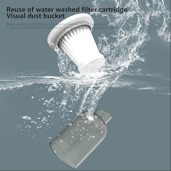 3 in 1 Vacuum Cleaner Mini Cordless Car Vacuum Cleaner Wireless Portable Rechargeable Handheld High Power Suction