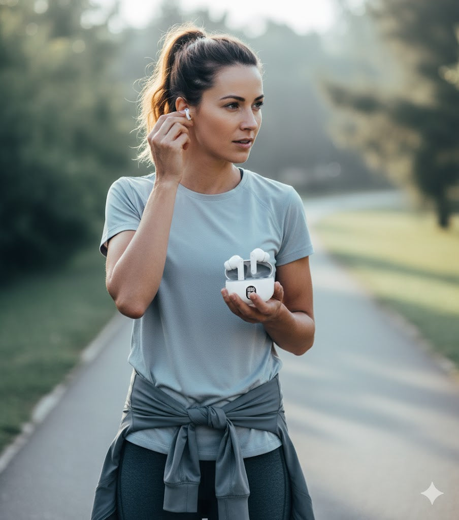 Cuffie wireless, Bluetooth, senza fili, a lunga distanza, audio 3D